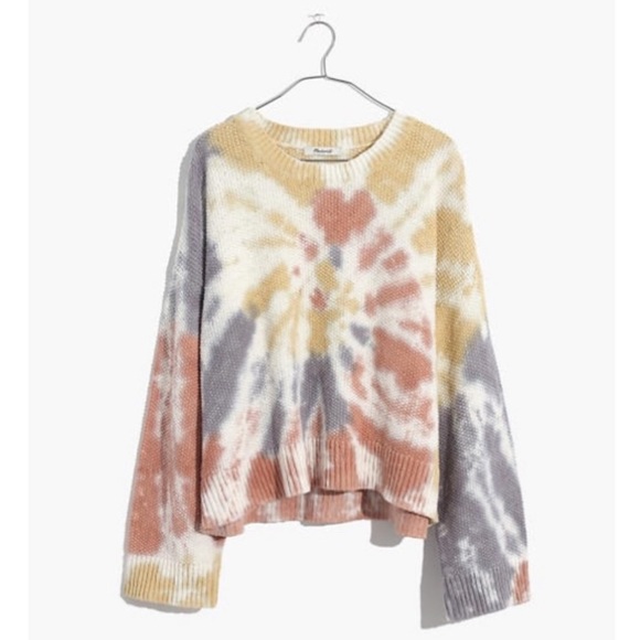 MADEWELL Tie Dye Westfield Pullover Sweater Size XS - Picture 5 of 15